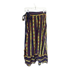 Vintage 70's Boho Maxi Skirt Folk Peasant Peasantress by Danville M